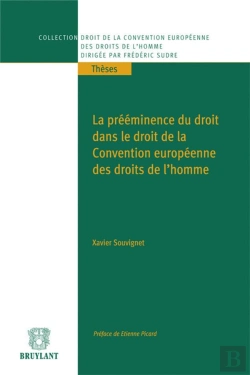 Bertrand.pt - La Preeminence Du Droit Dans Le Droit De La Convention Europeenne Des Droits De L'Homme