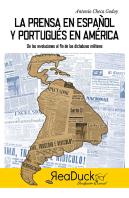 La Prensa En Español Y Portugues En América