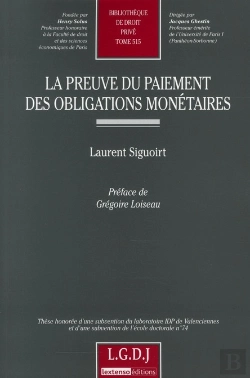 Bertrand.pt - La Preuve Du Paiement Des Obligations Monétaires