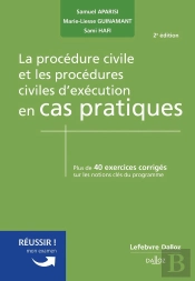 La Procédure Civile Et Les Procédures Civiles D'Exécution (2e Édition)