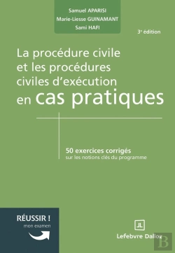 Bertrand.pt - La Procédure Civile Et Les Procédures Civiles D'Exécution En Cas Pratiques (3e Édition)