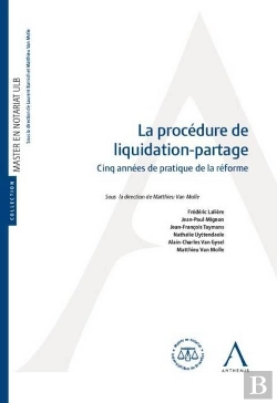 Bertrand.pt - La Procédure De Liquidation-Partage ; Cinq Années De Pratique De La Réforme