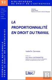 La Proportionnalite En Droit Du Travail