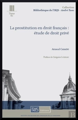 Bertrand.pt - La Prostitution En Droit Francais: Etude De Droit Prive