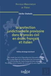 La Protection Juridictionnelle Provisoire Dans Le Procès Civil En Droits Français Et Italien - Volume 61