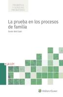 La Prueba En Los Procesos De Familia