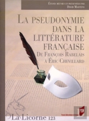 La Pseudonymie Dans La Litterature Francaise
