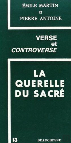 Bertrand.pt - La Querelle Du Sacré ; Verse Et Controverse