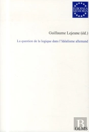 La Question De La Logique Dans L'Idéalisme Allemand