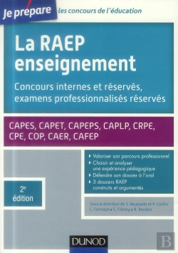Bertrand.pt - La Raep Aux Concours De L'Enseignement ; Concours Internes Et Examens Réservés