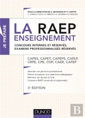 La Raep Enseignement ; Concours Internes Et Réservés, Examens Professionnalisés Réservés (3e Édition)