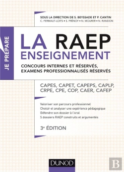 Bertrand.pt - La Raep Enseignement ; Concours Internes Et Réservés, Examens Professionnalisés Réservés (3e Édition)