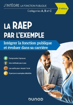 Bertrand.pt - La Raep Par L'Exemple : Intégrer La Fonction Publique Et Évoluer Dans Sa Carrière (5e Édition)
