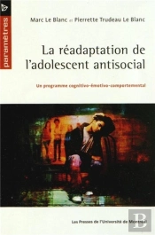 La Réadaptation De L'Adolescent Antisocial