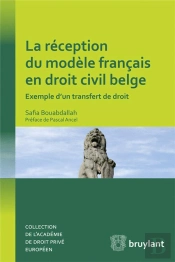 La Reception Du Modele Francais En Droit Civil Belge
