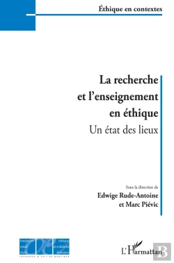 Bertrand.pt - La Recherche Et L'Enseignement En Éthique ; Un État Des Lieux