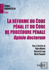 La Réforme Du Code Pénal Et Du Code De Procédure Pénale, Opinio Doctorum
