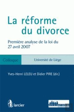 Bertrand.pt - La Reforme Du Divorce- Premiere Analyse De La Loi Du 12 Avril 2007