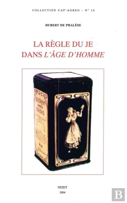Bertrand.pt - La Règle Du Je Dans L'Âge D'Homme De Michel Leiris