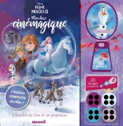 La Reine Des Neiges 2 ; Mon Livre Cinémagique ; Elsa Sur Cheval