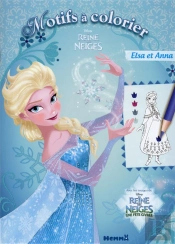 La Reine Des Neiges Motifs A Colorier (Anna Et Elsa)