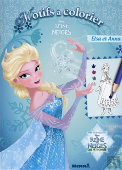 Bertrand.pt - La Reine Des Neiges Motifs A Colorier (Anna Et Elsa)