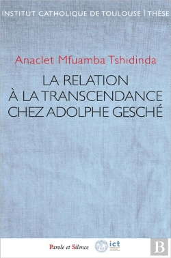 Bertrand.pt - La Relation À La Transcendance Chez Adolphe Gesché