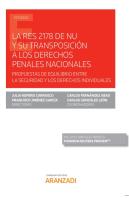 La Res 2178 De Nu Y Su Transposición A Los Derechos Penales Nacionales (Papel + E-Book)