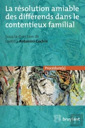 La Résolution Amiable Des Différends Dans Le Contentieux Familial