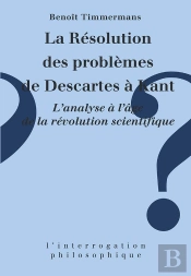 La Résolution Des Problèmes De Descartes À Kant