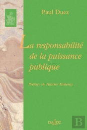 La Responsabilité De La Puissance Publique