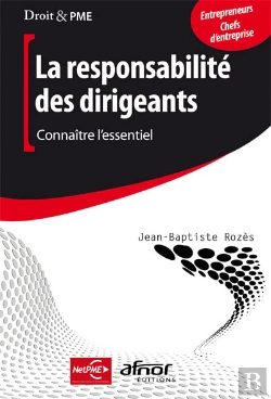 Bertrand.pt - La Responsabilité Des Dirigeants