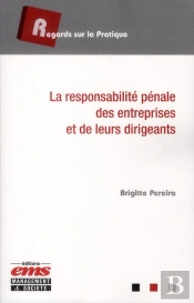 La Responsabilite Penale Des Entreprises Et De Leurs Dirigeants