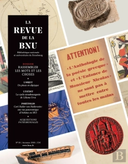 Bertrand.pt - La Revue De La Bnu : La Revue De La Bnu Numéro 18/Automne 2018 : Rassembler Les Mots Et Les Choses