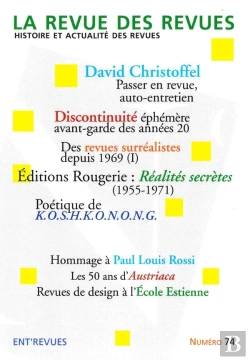 Bertrand.pt - La Revue Des Revues : La Revue Des Revues Numéro 74