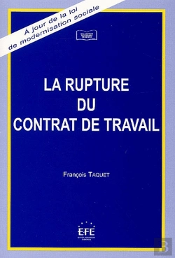 Bertrand.pt - La Rupture Du Contrat De Travail
