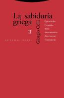 La Sabiduría Griega Ii