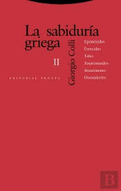 La Sabiduría Griega Ii