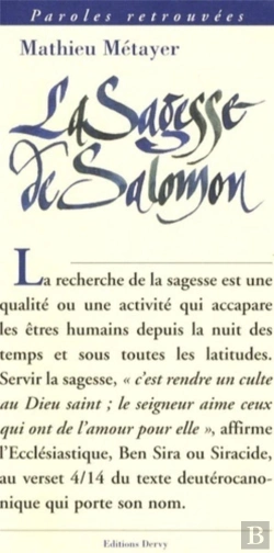 Bertrand.pt - La Sagesse De Salomon