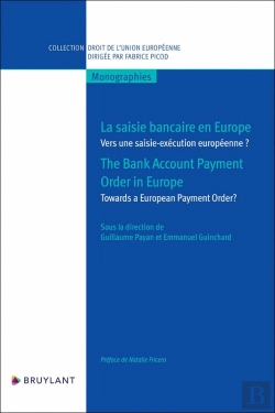 Bertrand.pt - La Saisie Bancaire En Europe : The Bank Account Payment Order In Europe