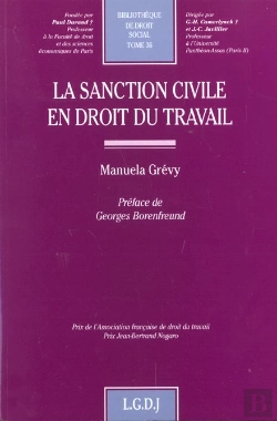Bertrand.pt - La Sanction Civile En Droit Du Travail - Vol36