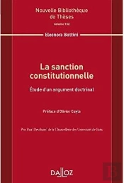 La Sanction Constitutionnelle Tome 152