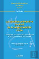 La Sanction Préventive En Droit De La Responsabilité Civile