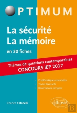 Bertrand.pt - La Sécurité / La Mémoire. Réussir Le Concours Commun En Première Année D'Iep /Sciences Po 2017