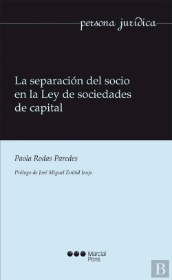 Bertrand.pt - La Separación Del Socio En La Ley De Sociedades De Capital