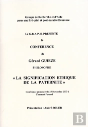 La Signification Éthique De La Paternité