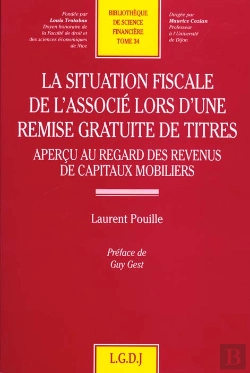 Bertrand.pt - La Situation Fiscale De L'Associe Lors D'Une Remise Gratuite De Titres