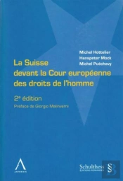 La Suisse Devant La Cour Europeenne Des Droits De L'Homme