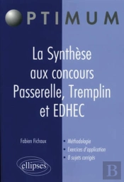 La Synthèse Au Concours Passerelle, Tremplin Et Edhec