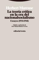 La Teoria Critica En La Era Del Nacionalsocialismo